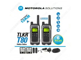 Motorola T80 Walkie Talkie Talkabout Radio (Free Jam Dinding Selama Persediaan Masih Ada)